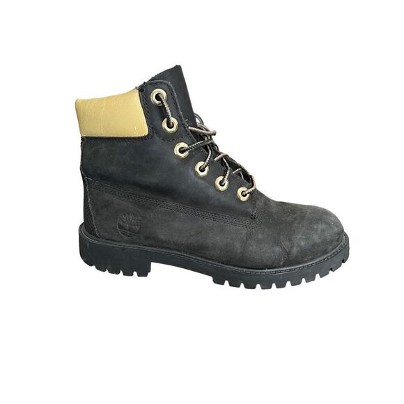 Timberland Waterproof Primaloft 200 Gram Black and Gold Boots - Picture 9 of 10